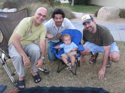 Kicking back at the Autry with some bros